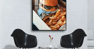 Tranh Treo Tường Trang Trí Nhà Hàng - Fast Food 03