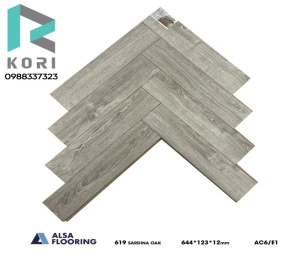 Sàn Gỗ Xương Cá Alsa 619