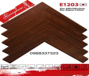 Sàn Gỗ Xương Cá Ebisu E1203