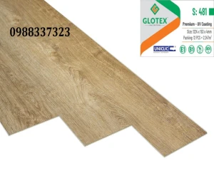 Sàn nhựa hèm khóa 4mm Glotex S481