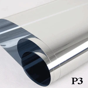 Giấy dán kính chống nắng, phản quang cách nhiệt trắng bạc