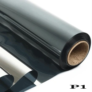 Giấy dán kính chống nắng, phản quang cách nhiệt xanh đen