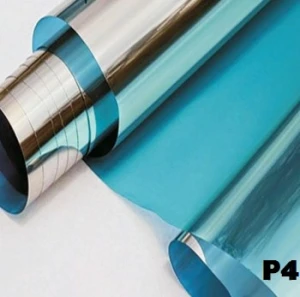 Giấy dán kính chống nắng, phản quang cách nhiệt xanh dương