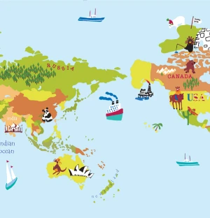 Giấy Dán Tường Trẻ Em Dream Word A5055-1