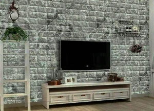 Xốp dán tường giả gạch xám