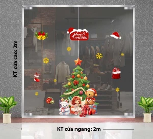 CÂY THÔNG XANH VÀ NHỮNG BÚP BÊ NHỎ TRANG TRÍ NOEL 2025