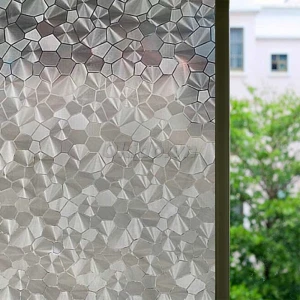 Decal dán kính 3D mảnh ghép tổ ong