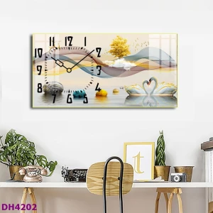 ĐỒNG HỒ TRÁNG GƯƠNG ĐÔI THIÊN NGA BÊN BỜ HỒ