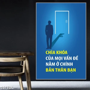 SLogan Chìa khóa của mọi vấn đề nằm ở chính bản thân bạn