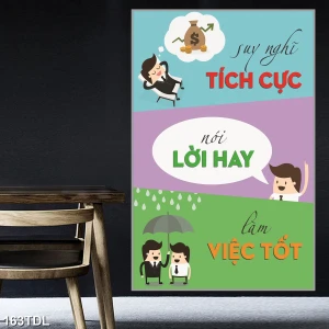 Slogan Suy Nghĩ Tích Cực Nói Lời Hay Làm Việc Tốt