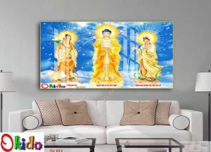 TRANH DÁN TƯỜNG TAM THẾ PHẬT SỐ 2