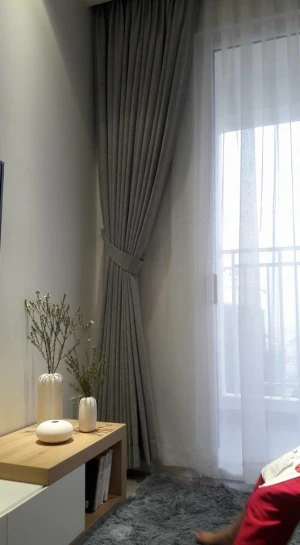 Màn vải 2 lớp chống nắng 03