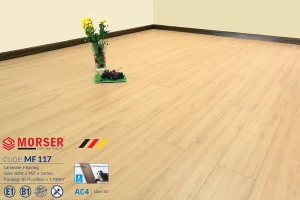 Sàn gỗ Morser 12mm cốt trắng MF117