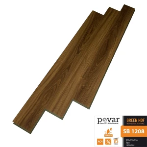 Sàn gỗ Povar 12mm cốt xanh SB1208