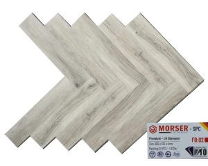 Sàn nhựa hèm khoá xương cá Morser 4mm FB02