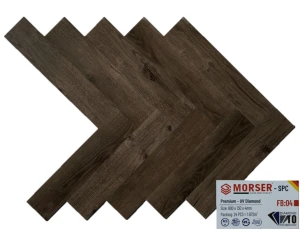 Sàn nhựa hèm khoá xương cá Morser 4mm FB04