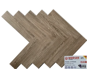 Sàn nhựa hèm khoá xương cá Morser 4mm FB06