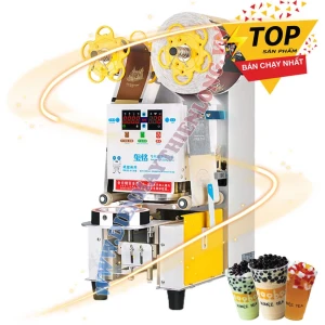 Máy Ép Miệng Ly Trà Sữa Tự Động