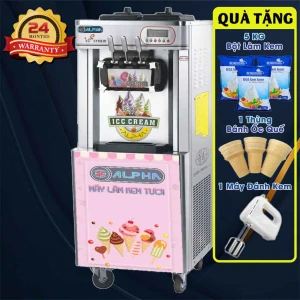 Máy Làm Kem Tươi 1 Lốc 3 Vòi ALPHA TL-1