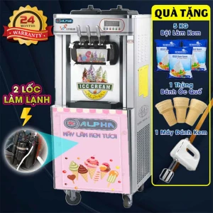 Máy Làm Kem Tươi 2 Lốc 3 Vòi ALPHA TL-2