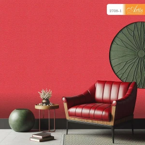 Giấy Dán Tường Màu Đỏ