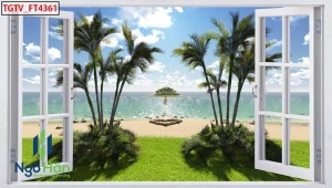 Tranh Cửa Sổ 3D
