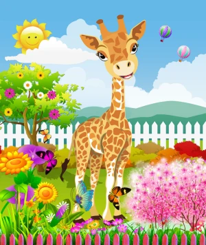 Tranh Dán Tường Trẻ Em MS-4601