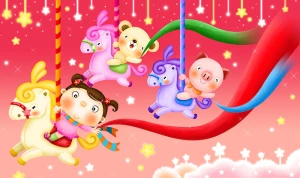 Tranh Dán Tường Trẻ Em MS-7681