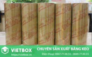 Băng Keo Đục 5cm 100 Yard (Cây 1.2kg Gồm 6 Cuộn)