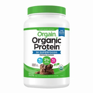 Bột Protein Hữu Cơ Orgain Organic Protein & Probiotics Vị Chocolate Của Mỹ