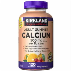 Kẹo Dẻo Bổ Sung Canxi Kirkland Calcium 500mg D3 120 Viên Của Mỹ