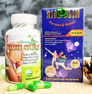 Rich Slim USA - Viên Giảm Cân Dùng Tốt Cho Cả Nam và Nữ Giới