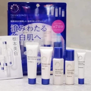 Set Mini Bộ Dưỡng Da Mờ Nám 5 Món Transino