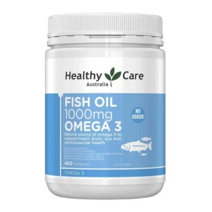 Viên Dầu Cá Healthy Care Fish Oil Omega3 1000mg Của Úc