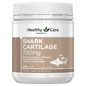 Viên Sụn Cá Mập Healthy Care Shark Cartilage 750mg Của Úc