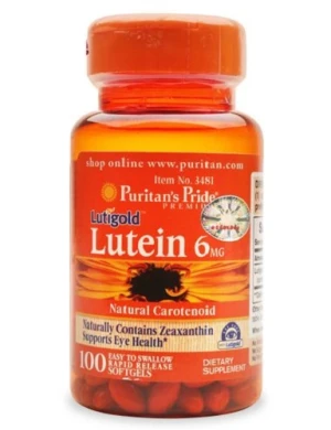 Viên Uống Bổ Mắt Puritan's Pride Lutigold Lutein 6mg Của Mỹ