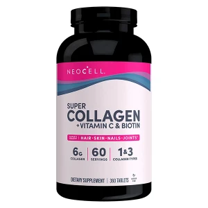 Viên Uống Bổ Sung Collagen Neocell Super Collagen Vitamin C & Biotin