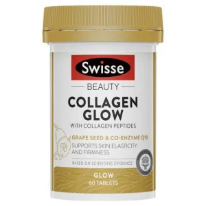 Viên Uống Collagen Swisse Beauty Collagen Glow 60 Viên Của Úc