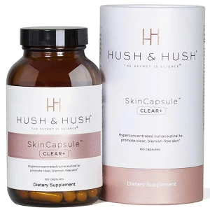 Viên Uống Ngừa Cải Thiện Mụn, Mờ Thâm Hush & Hush Skin Capsule Clear 60 Viên