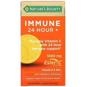 Viên Uống Tăng Sức Đề Kháng Nature s Bounty Immune 24 Hour Hộp 120 Viên