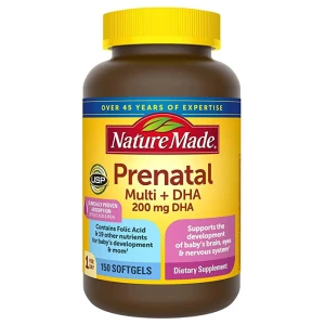 Viên Uống Vitamin Tổng Hợp Cho Phụ Nữ Mang Thai Prenatal Multi DHA Nature Made Của Mỹ