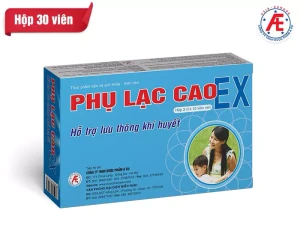 Thực phẩm bảo vệ sức khỏe Phụ Lạc Cao Ex (3 vỉ x 10 viên)