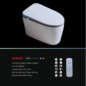 Bồn cầu thông minh shindo C8611