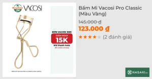 Bấm Mi Vacosi Pro Classic BM04 (Màu Vàng)