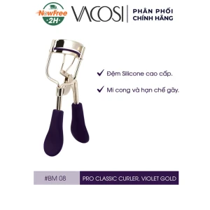 Bấm Mi Vacosi Pro Classic Màu Vàng Tím BM08