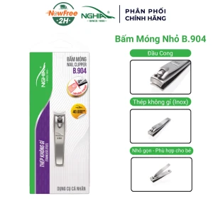 Bấm Móng Tay Kềm Nghĩa Thép Không Gỉ Lưỡi Cong Loại Nhỏ B.904
