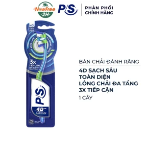 Bàn Chải Đánh Răng P/S 4D Sạch Sâu Toàn Diện (1 Cây)