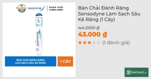 Bàn Chải Đánh Răng Sensodyne Làm Sạch Sâu Kẽ Răng (1 Cây)
