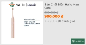 Bàn Chải Điện Halio Màu Coral
