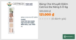 Bảng Che Khuyết Điểm Catrice Đa Năng 5 Ô 6g